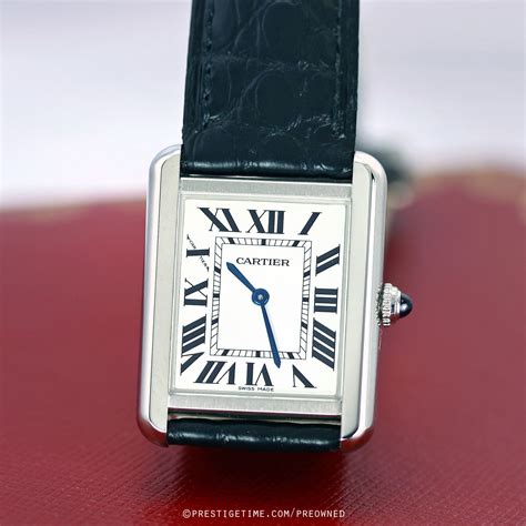 cheaper cartier tank|pre owned cartier tank solo.